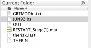 Figure 7: Files generated by GRTMOD